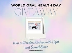 Win a Wooden Kitchen with Light and Sound Stove