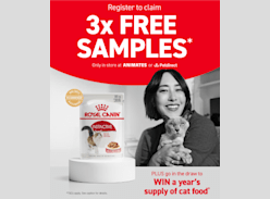 Win 1 of 3 X 12 Month's Free Cat Food - Royal Canin