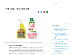 Win Yates rose care kits