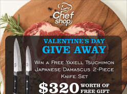 Win Yaxell Tsuchimon Japanese Damascus 2-piece Knife Set