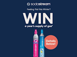 Win a Years Supply of Sodastream Gas