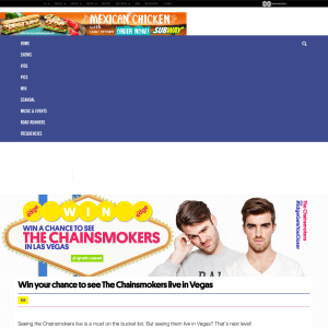 Win your chance to see The Chainsmokers live in Vegas
