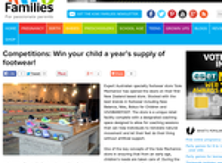 Win your child a year's supply of footwear!