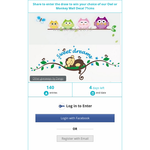 Win your choice of our Owl or Monkey Wall Decal 71cms