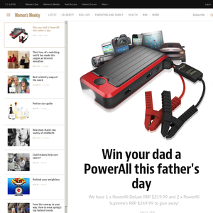 Win your dad a PowerAll this father's day