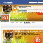 Win your Kitty a Pamper Pack