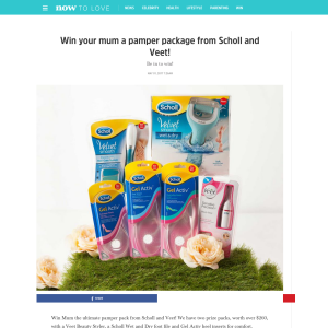 Win your mum a pamper package from Scholl and Veet