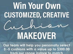 Win Your Own Customized Creative Cushion Makeover