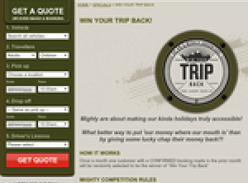 Win your trip back!