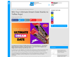 Win Your Ultimate Dream Date thanks to Toffee Pops