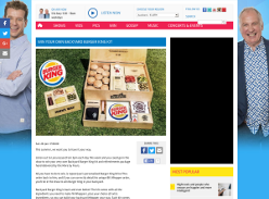 Win your very own Backyard Burger King kit and refreshments package