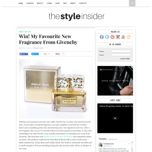 Win your very own bottle of Givenchy Dahlia Divin Le Nectar de Parfum