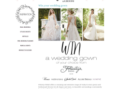 Win your wedding gown