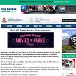 Winn a VIP Breeze Movie in Parks 